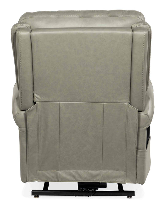 Cameron Leather Power Lift Recliner With Articulating Headrest And Lumbar