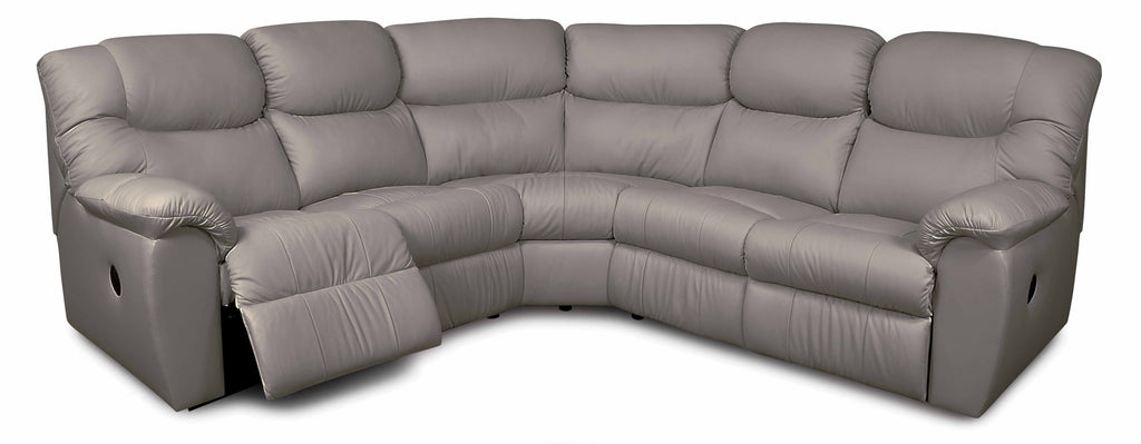 Regent Leather Reclining Sectional | Budget Decor | Wellington's Fine Leather Furniture