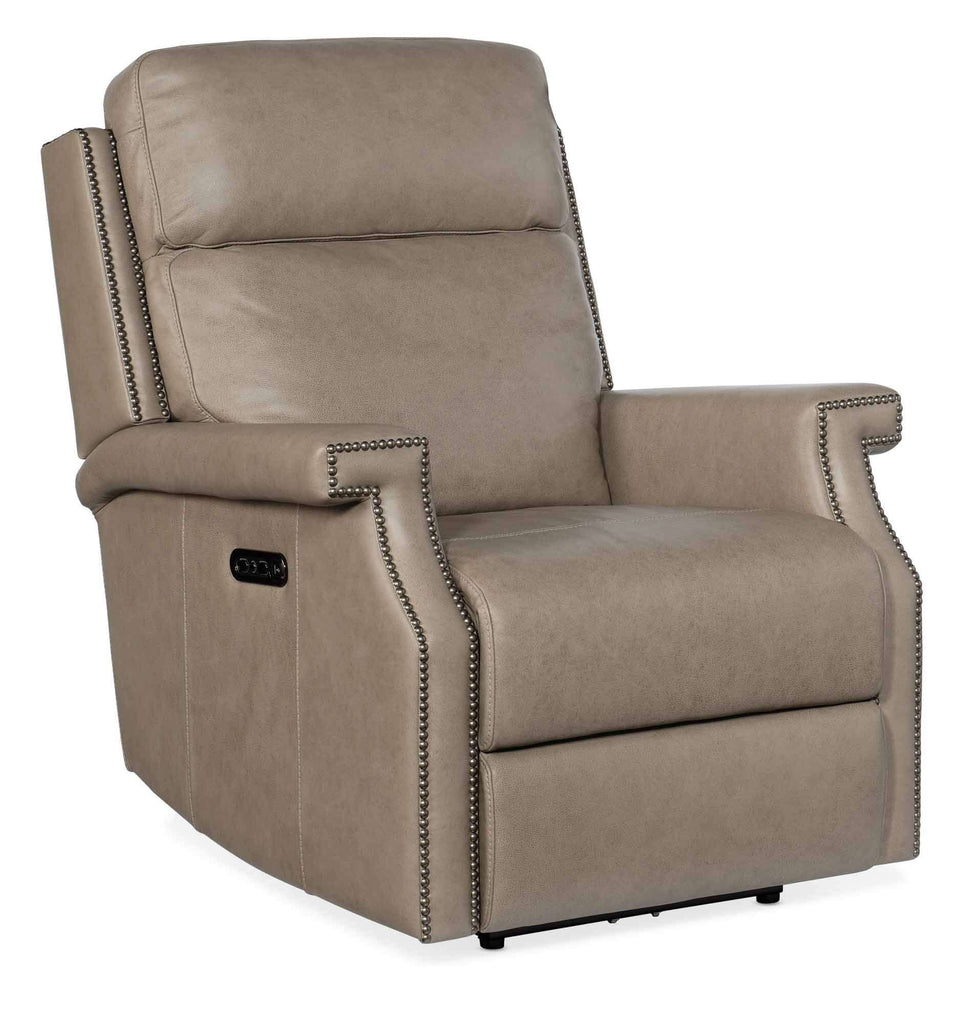 Lopez Zero Gravity Leather Power Recliner With Articulating Headrest | Budget Elegance | Wellington's Fine Leather Furniture