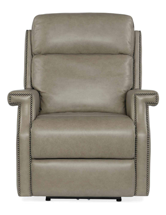 Lopez Zero Gravity Leather Power Recliner With Articulating Headrest