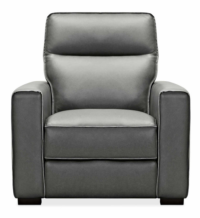 Braeburn Leather Power Recliner With Articulating Headrest | Budget Elegance | Wellington's Fine Leather Furniture