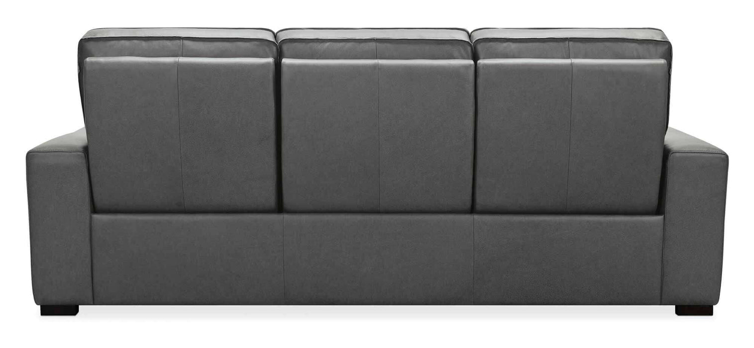 Braeburn Leather Power Reclining Sofa With Articulating Headrest