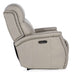 Rhea Leather Zero Gravity Power Recliner With Articulating Headrest In Grey | Budget Elegance | Wellington's Fine Leather Furniture