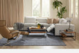 Titan Leather Power Reclining Sectional With Articulating Headrest | Budget Decor | Wellington's Fine Leather Furniture