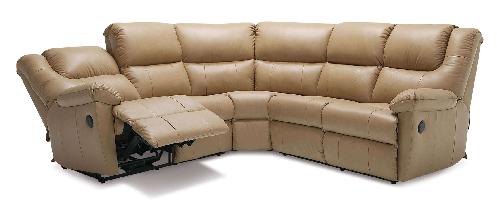 Tundra Leather Reclining Sectional