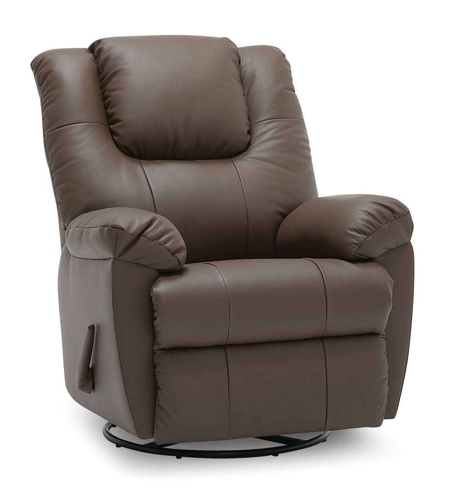 Tundra Leather Swivel Rocker Recliner | Budget Decor | Wellington's Fine Leather Furniture