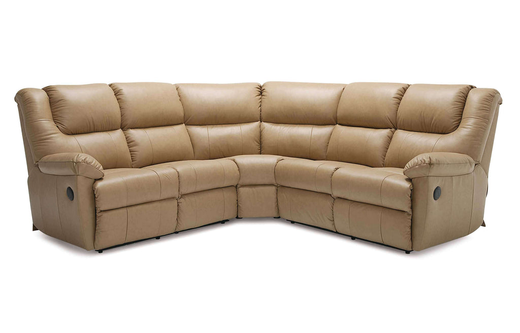 Tundra Leather Reclining Sectional | Budget Decor | Wellington's Fine Leather Furniture