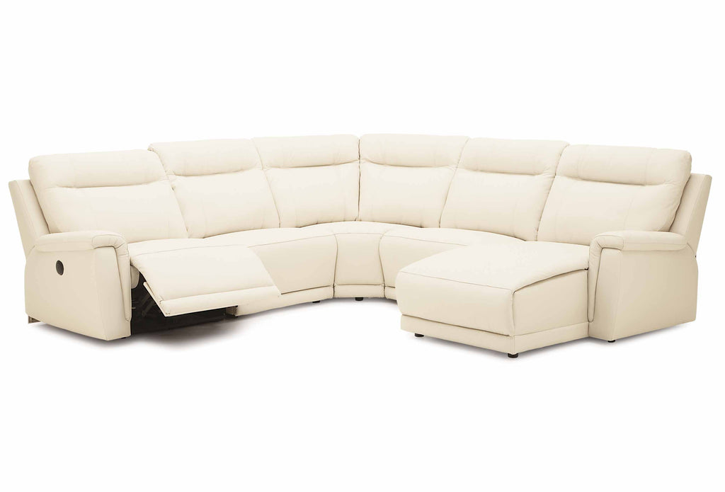 Westin Leather Reclining Sectional | Budget Decor | Wellington's Fine Leather Furniture