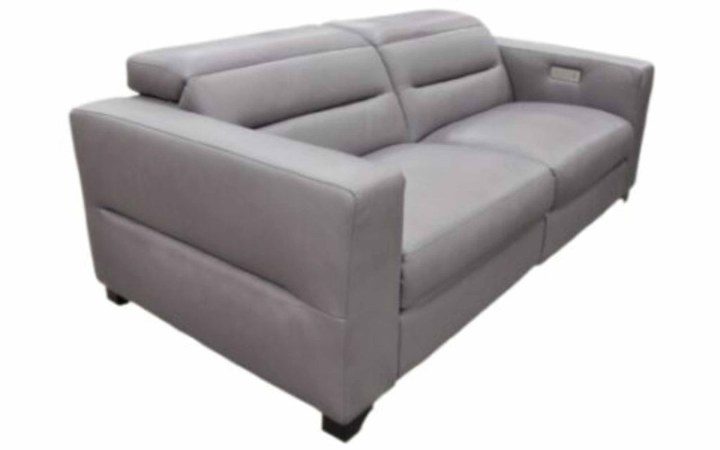 Moderno Leather Power Reclining Loveseat With Articulating Headrest | American Style | Wellington's Fine Leather Furniture