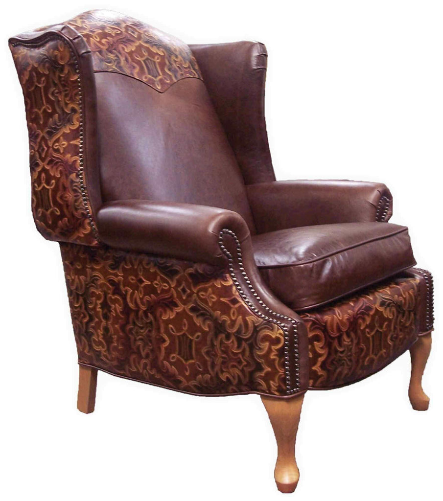 Abilene Leather Chair | American Style | Wellington's Fine Leather Furniture