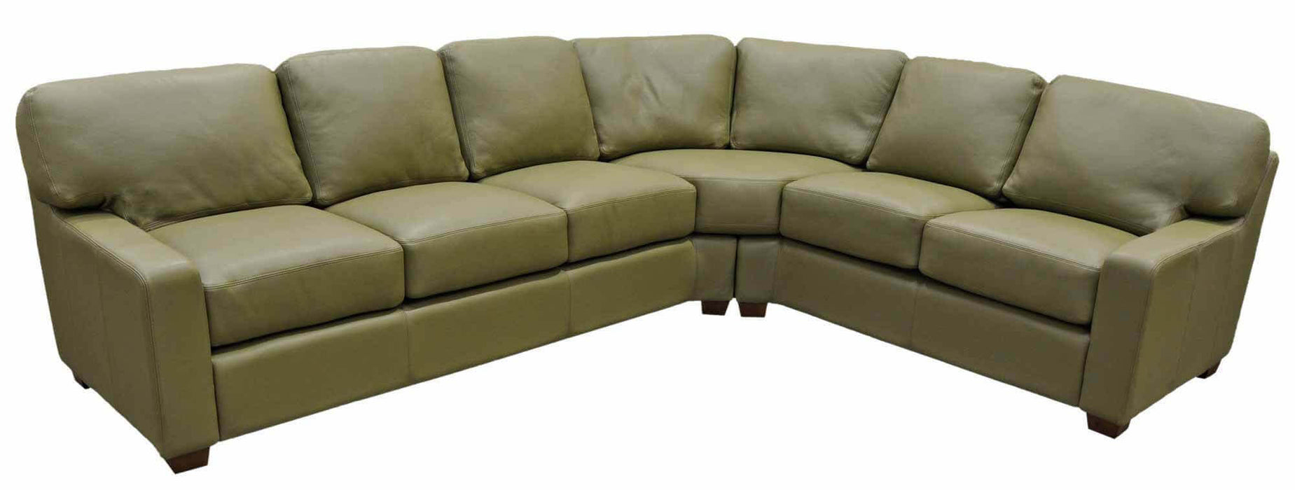 Albany Leather Sectional | American Style | Wellington's Fine Leather Furniture