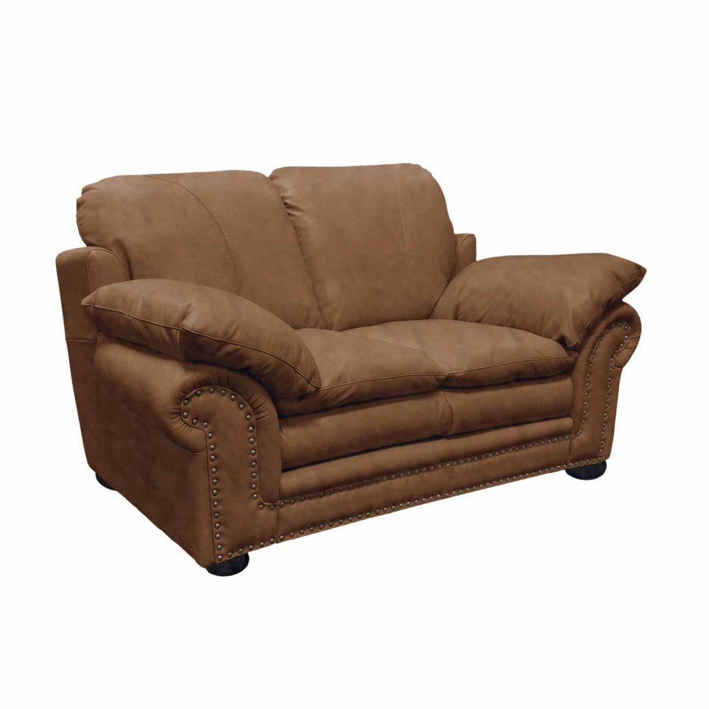 Arlington Leather Loveseat | American Style | Wellington's Fine Leather Furniture