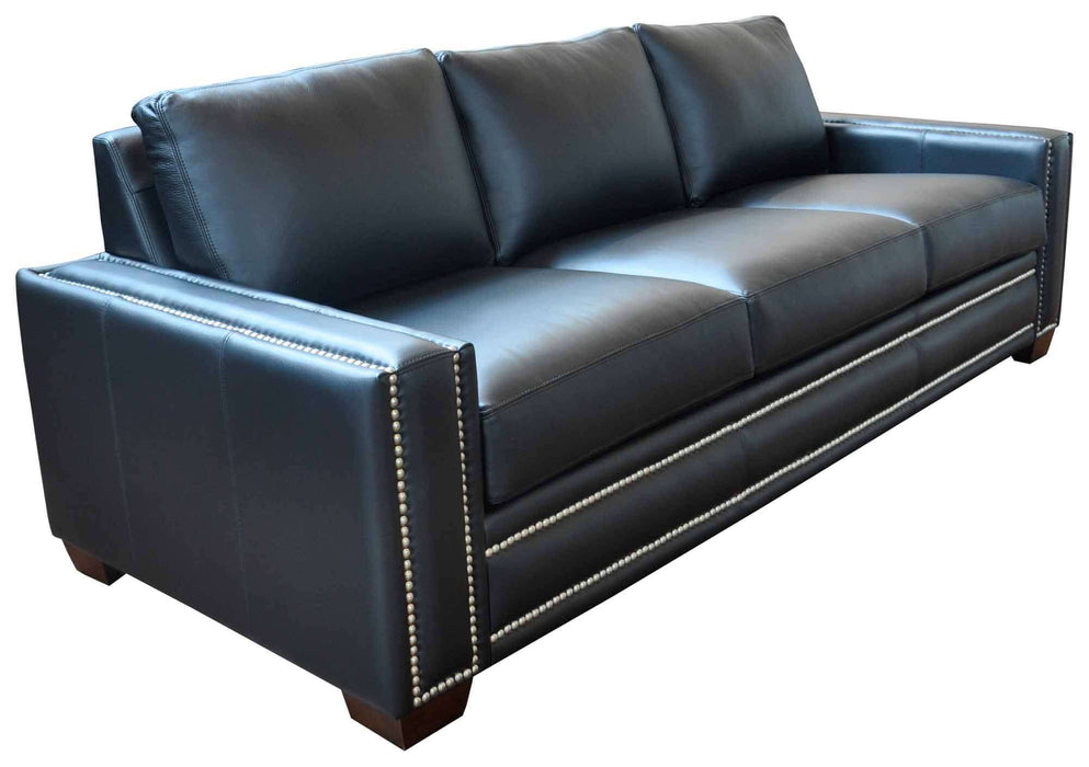Ashton Leather Queen Size Sofa Sleeper | American Style | Wellington's Fine Leather Furniture