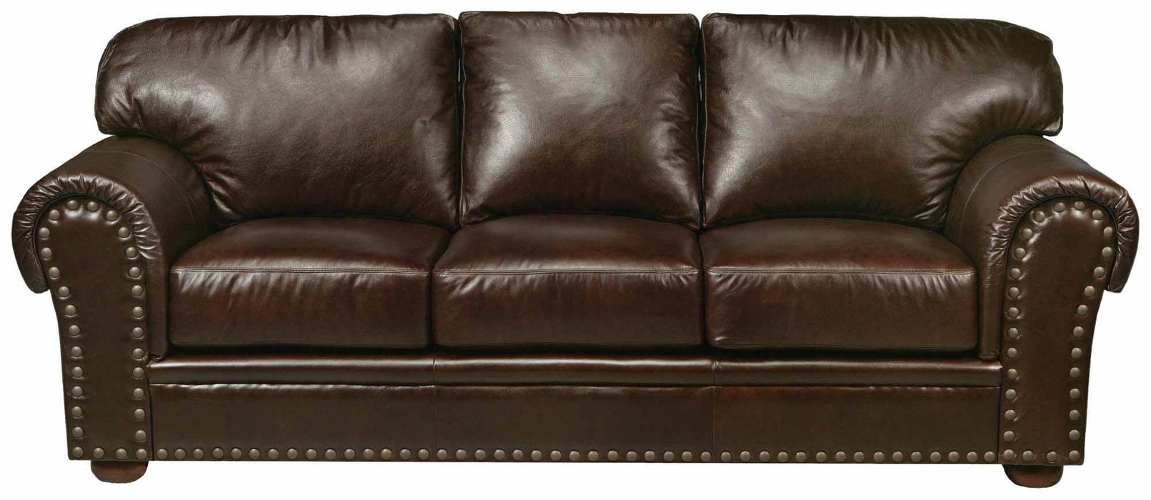 Beaumont Leather Queen Sofa Sleeper | American Style | Wellington's Fine Leather Furniture