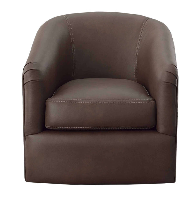 Bella Leather Swivel Chair | American Style | Wellington's Fine Leather Furniture