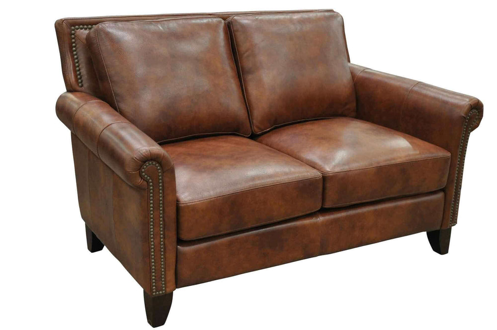 Benjamin Leather Loveseat | American Style | Wellington's Fine Leather Furniture