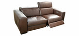 Moderno Leather Power Reclining Loveseat With Articulating Headrest | American Style | Wellington's Fine Leather Furniture