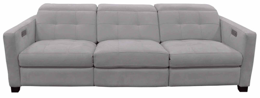 Sardinia Leather Power Reclining Loveseat with Articulating Headrest | American Style | Wellington's Fine Leather Furniture