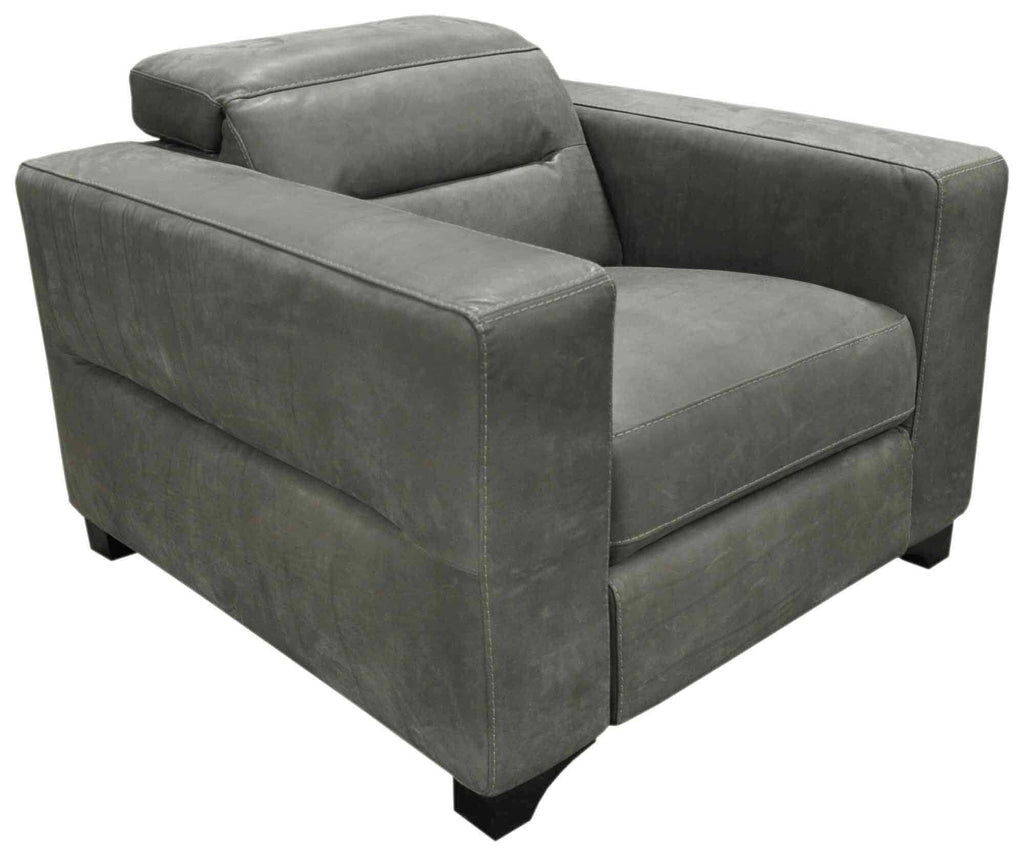 Moderno Leather Power Recliner With Articulating Headrest | American Style | Wellington's Fine Leather Furniture
