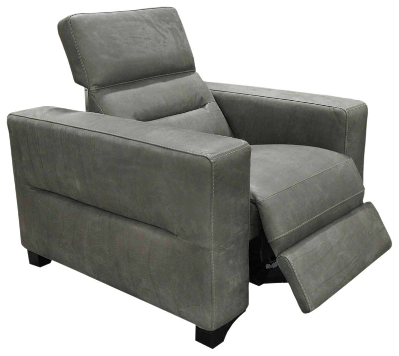 Moderno Leather Power Recliner With Articulating Headrest | American Style | Wellington's Fine Leather Furniture