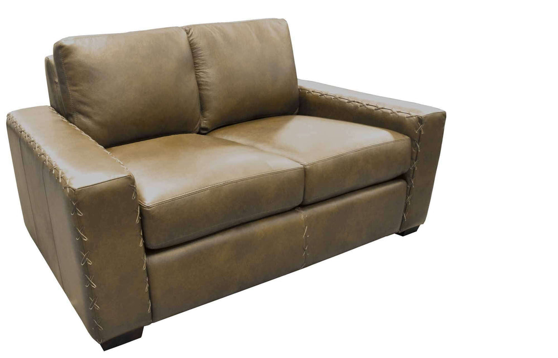 Colorado Leather Loveseat | American Style | Wellington's Fine Leather Furniture
