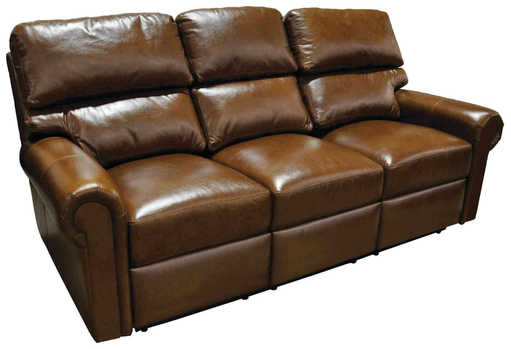 Caldwell Leather Full Size Sofa Sleeper | American Style | Wellington's Fine Leather Furniture