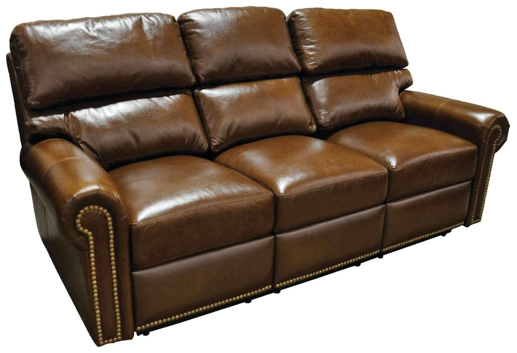 Carlton Leather Reclining Loveseat | American Style | Wellington's Fine Leather Furniture