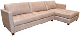Danilo Leather Sofa With Chaise | American Style | Wellington's Fine Leather Furniture