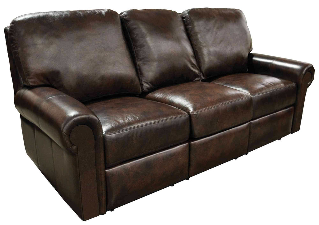 Fairbanks Leather Reclining Loveseat | American Style | Wellington's Fine Leather Furniture