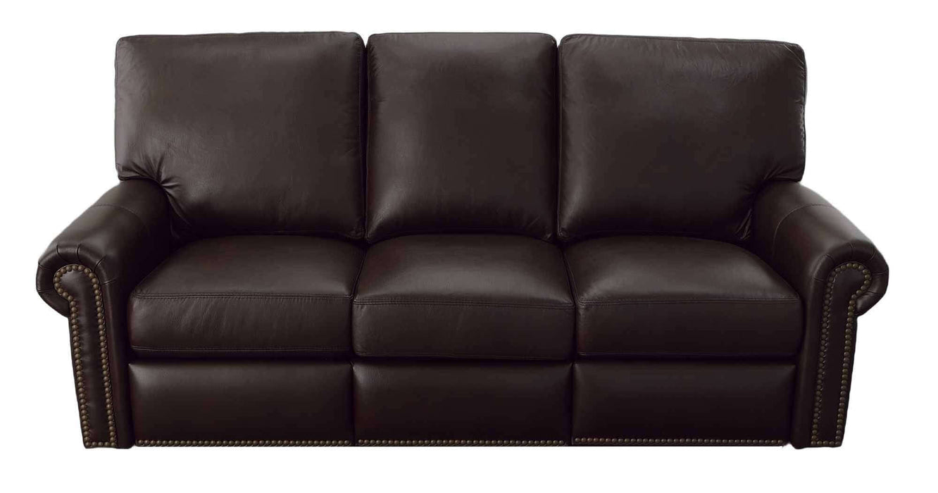 Fairfield Leather Reclining Sofa | American Style | Wellington's Fine Leather Furniture