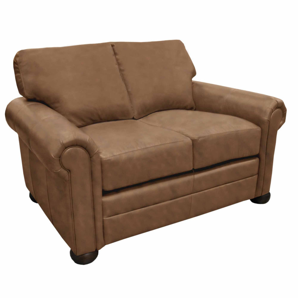 Georgia Leather Loveseat | American Style | Wellington's Fine Leather Furniture