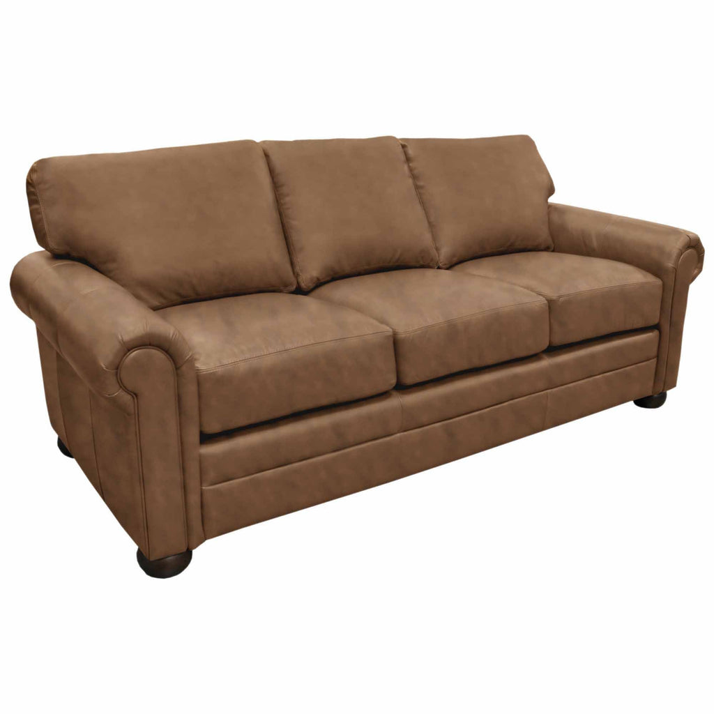 Georgia Leather Full Size Sofa Sleeper | American Style | Wellington's Fine Leather Furniture