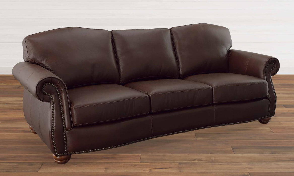 Huntington Leather Loveseat | American Style | Wellington's Fine Leather Furniture