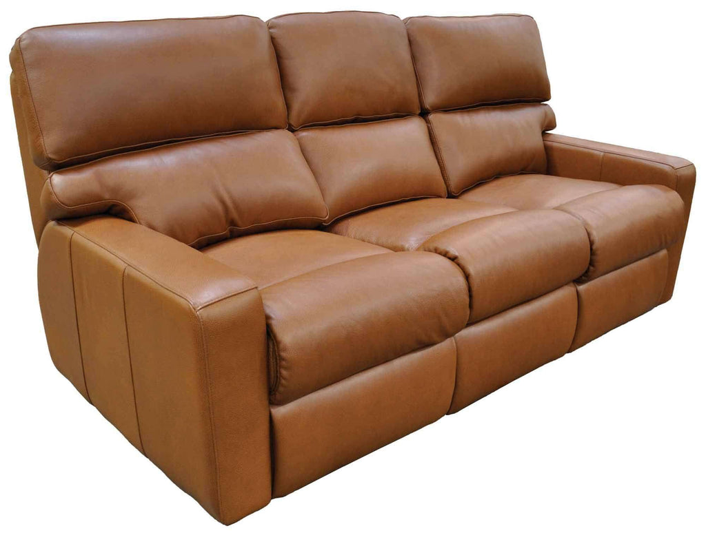 Larsen Leather Reclining Loveseat | American Style | Wellington's Fine Leather Furniture