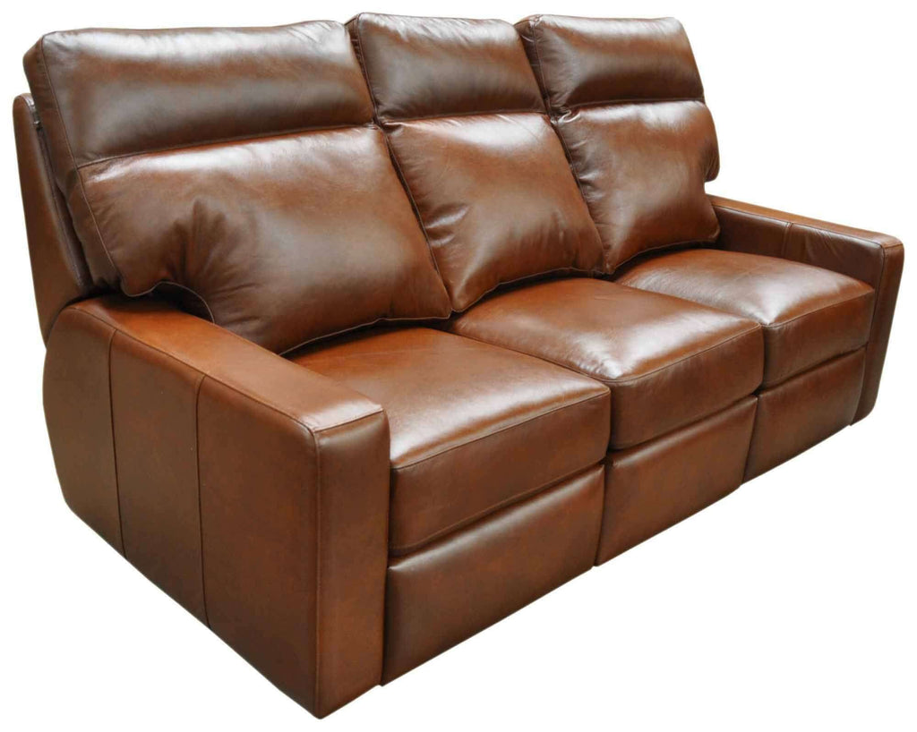 Lennox Leather Power Reclining Sofa With Articulating Headrest | American Style | Wellington's Fine Leather Furniture