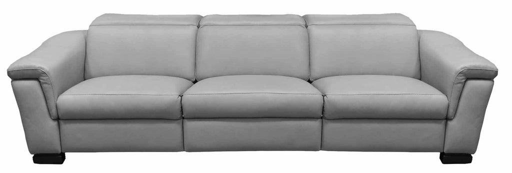 Ponza Leather Power Reclining Loveseat With Articulating Headrest | American Style | Wellington's Fine Leather Furniture