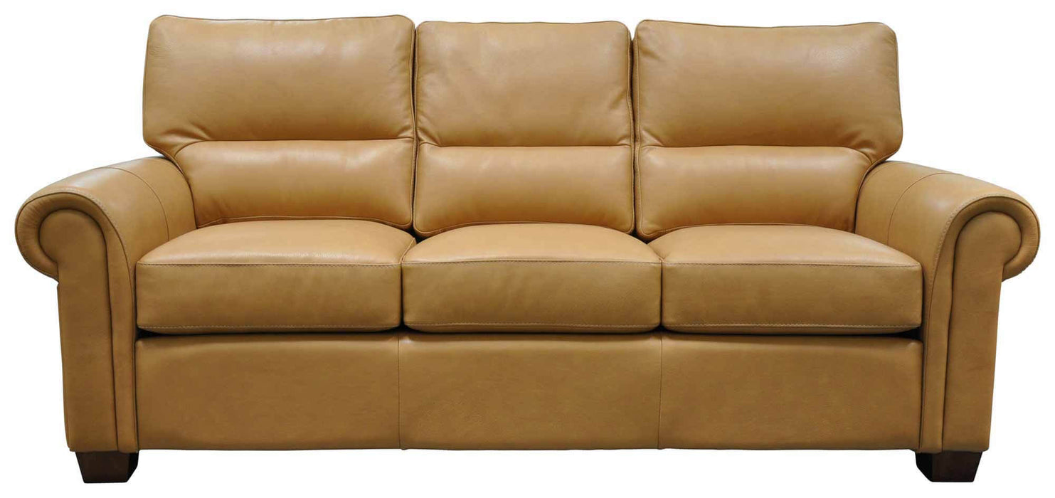 Regent Leather Sofa | American Style | Wellington's Fine Leather Furniture