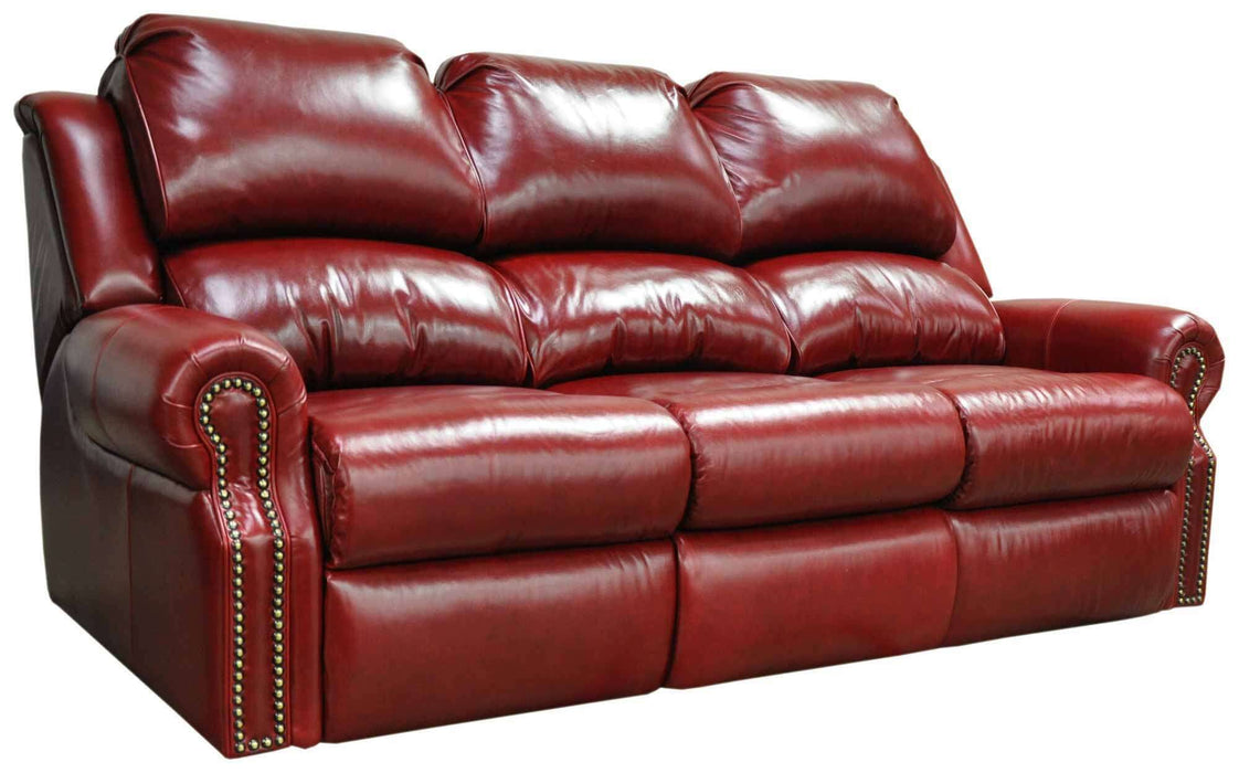 San Clemente Leather Reclining Sofa | American Style | Wellington's Fine Leather Furniture