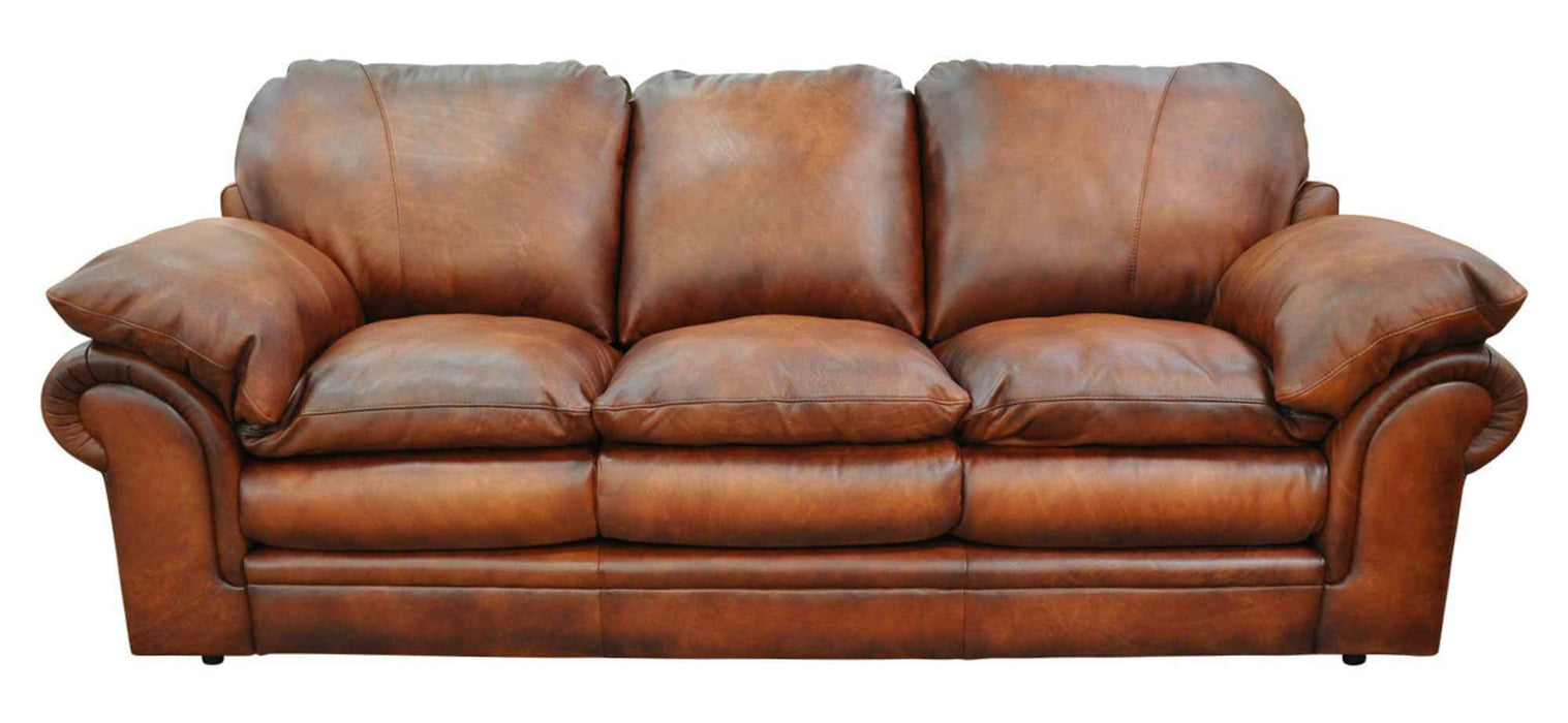 Santa Barbara Leather Sofa | American Style | Wellington's Fine Leather Furniture