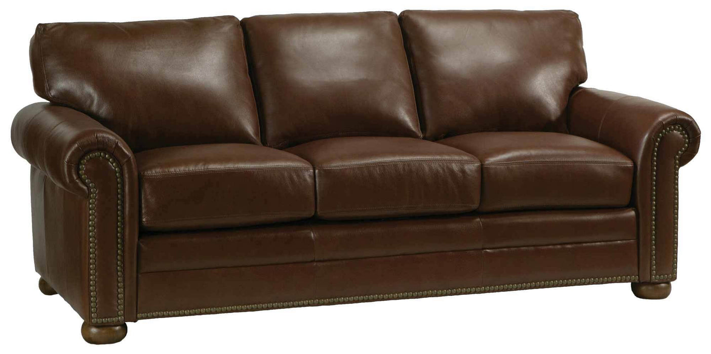 Savannah Leather Full Size Sofa Sleeper | American Style | Wellington's Fine Leather Furniture