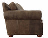 Stetson Leather Queen Size Sofa Sleeper | American Style | Wellington's Fine Leather Furniture