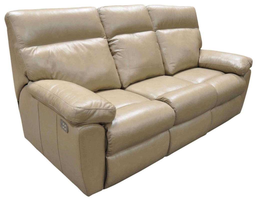 Vancouver Leather Power Reclining Loveseat With Articulating Headrest | American Style | Wellington's Fine Leather Furniture