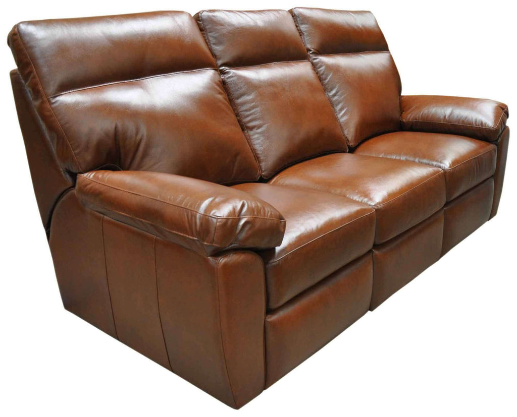 Versailles Leather Power Reclining Loveseat With Articulating Headrest | American Style | Wellington's Fine Leather Furniture