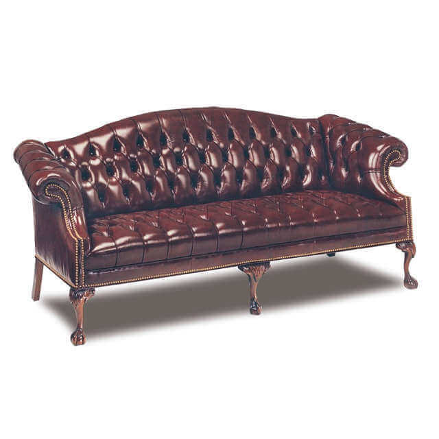 Ball In Claw Leather Sofa | American Heirloom | Wellington's Fine Leather Furniture