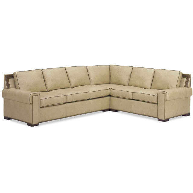 Sonoma Leather Sectional | American Heirloom | Wellington's Fine Leather Furniture