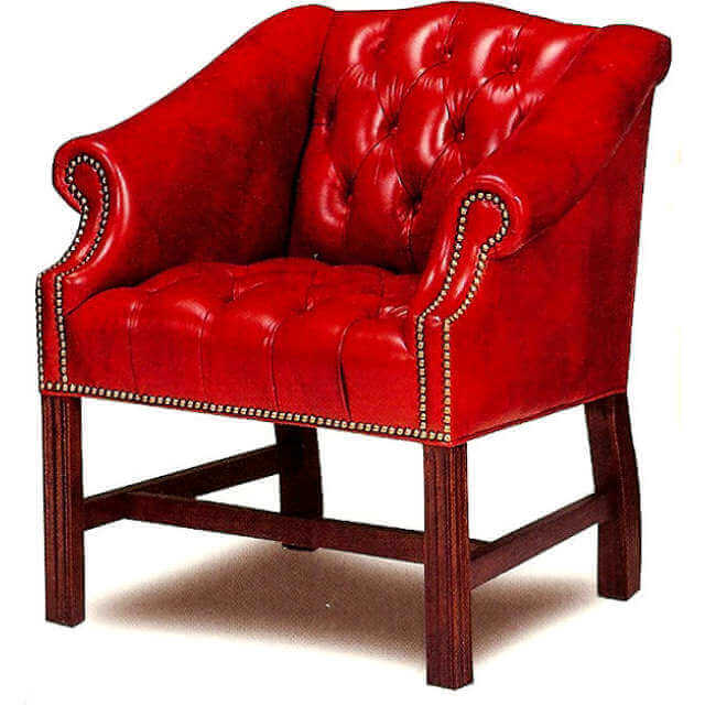 Visitor's Leather Chair | American Heirloom | Wellington's Fine Leather Furniture