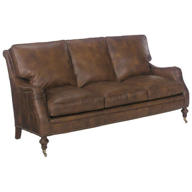 High Point Leather Sofa | American Heirloom | Wellington's Fine Leather Furniture
