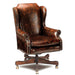 Salem Leather Swivel Tilt Chair | American Heirloom | Wellington's Fine Leather Furniture