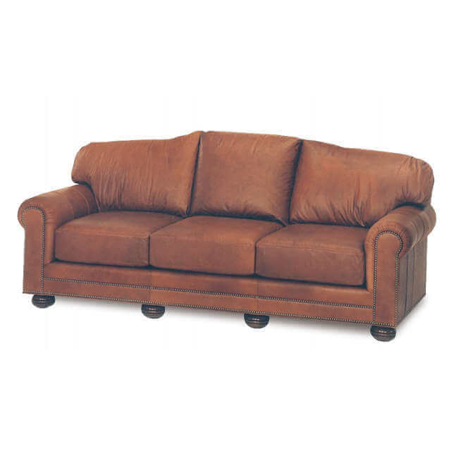 Hadlock Leather Loveseat | American Heirloom | Wellington's Fine Leather Furniture