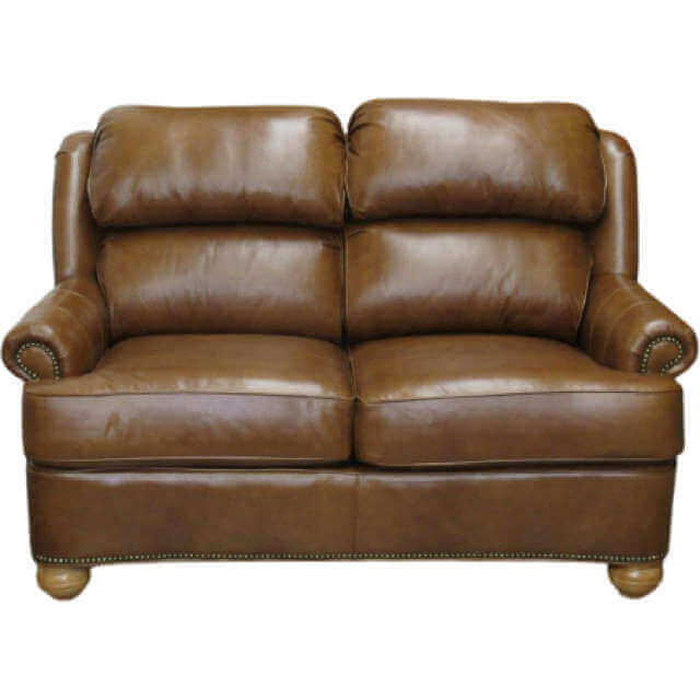 Justin Leather Loveseat | American Heirloom | Wellington's Fine Leather Furniture